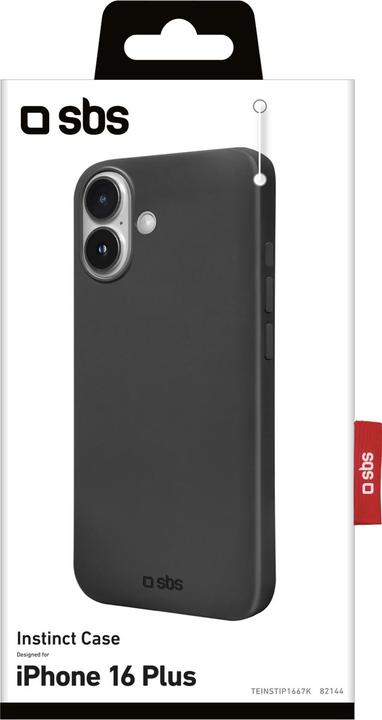 Produktbild SBS Instinct Cover für iPhone 16 Plus black (Apple iPhone 16 Plus)