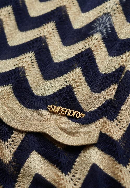 Produktbild Superdry Mini-Strickkleid mit Zickzackmuster (L)