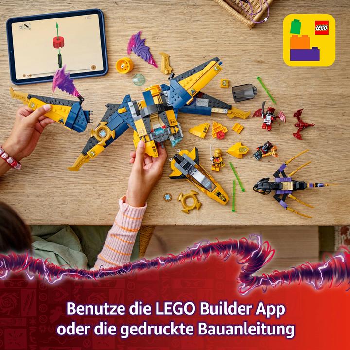 Actual product image LEGO Ras und Arins Super-Sturmflieger (71833, LEGO Ninjago)