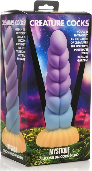 Actual product image Creature Cocks Mystique Unicorn Dildo