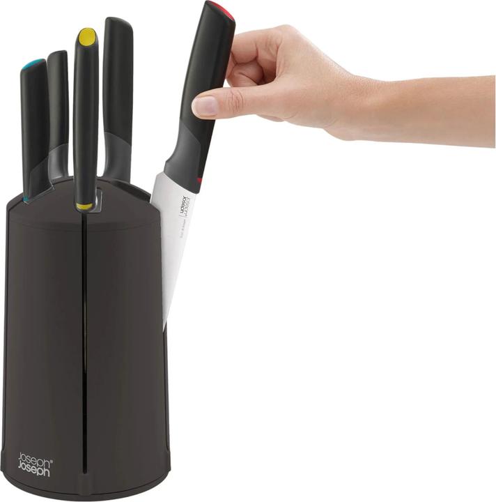 Actual product image Joseph Joseph Knife block 5-pcs. ELEVATE KARUSSELL Black