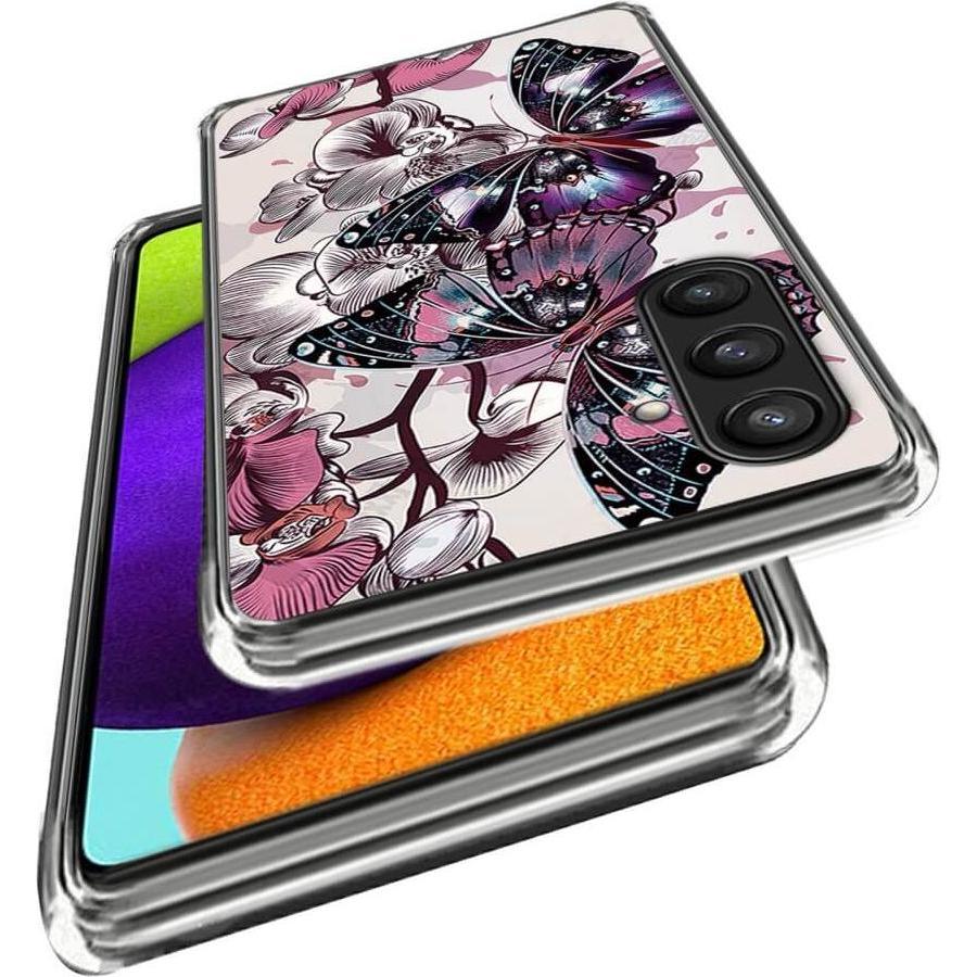 Thumbnail - Cover-Discount Cover Handyhülle IMD Butterflies (Samsung Galaxy S24+), Smartphone Hülle, Mehrfarbig