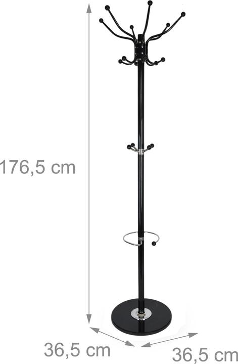 Actual product image Relaxdays coat rack