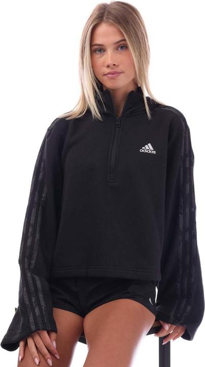 Immagine prodotto adidas Felpa con Cappuccio 3 Strisce Donna (34, 36)