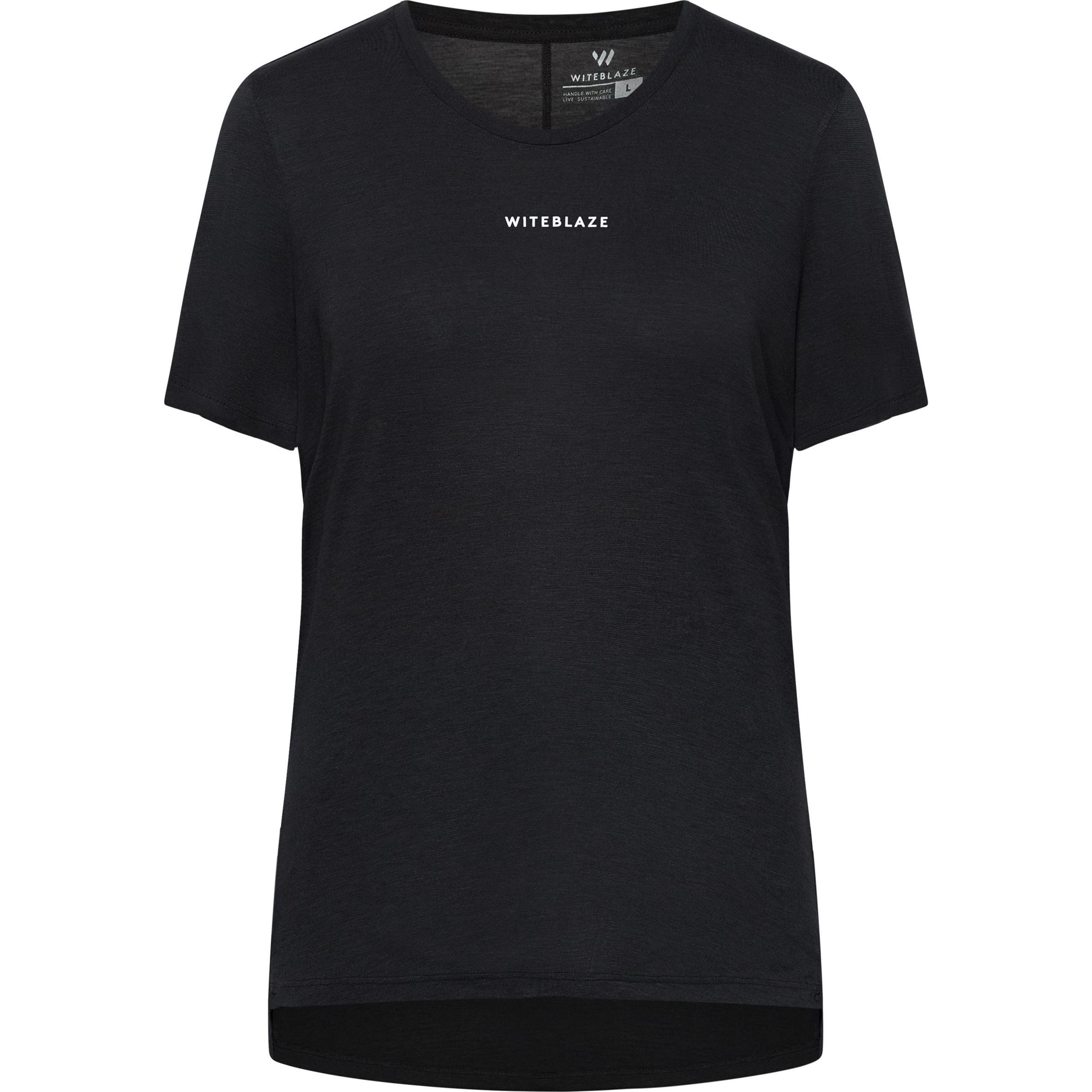 Witeblaze, Damen, Shirt, ATARA Ladies' tee S/S,schwarz schwarz XL, Schwarz, (XL)