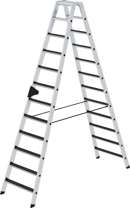 Actual product image Munk Stepladder accessible from both sides with clip-step R13 2x12 steps (Stepladder)