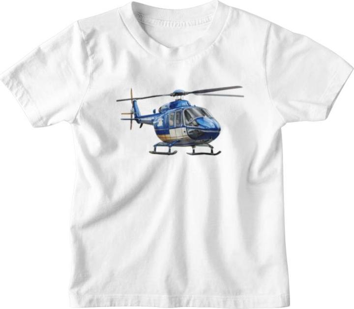 Produktbild Printbaer.ch Kinder T-Shirt Comic Helikopter (98, 104, 110, 116, 122)