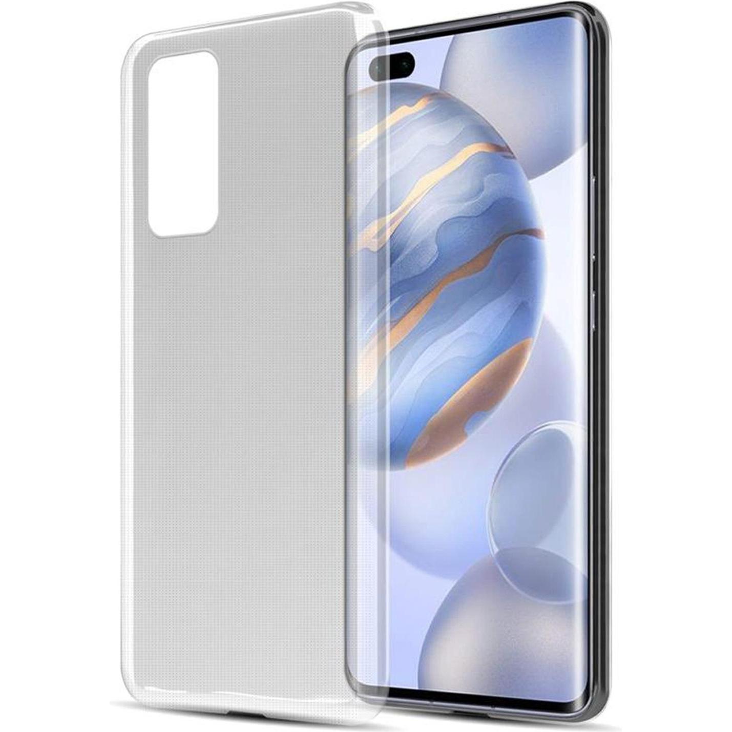 Cadorabo TPU Ultra Slim AIR Cover (Honor 30 Pro), Smartphone Hülle, Transparent