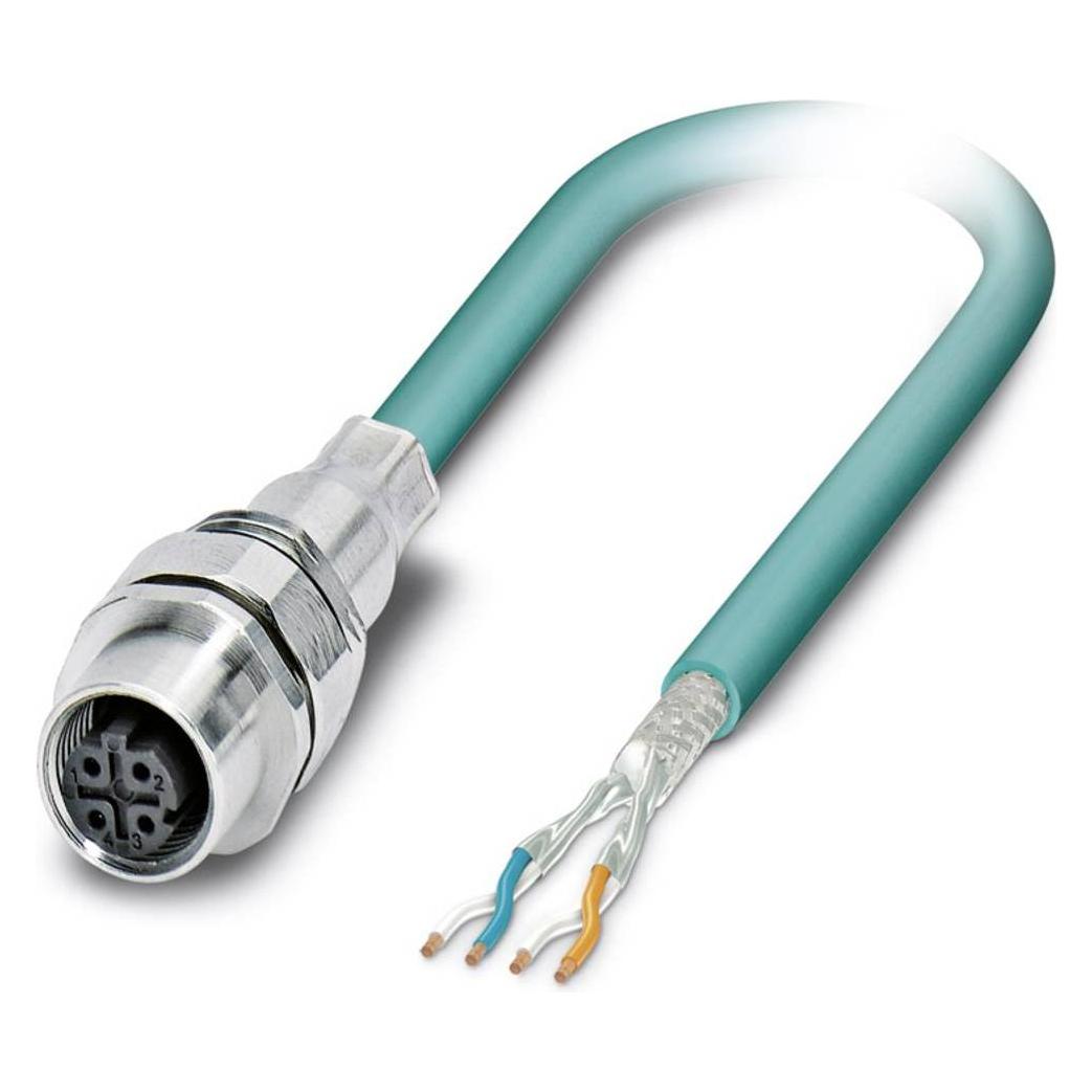 Phoenix Contact Blu Connettore A Filo Sensore/Attuatore, Cavo + Spina Elettrica,