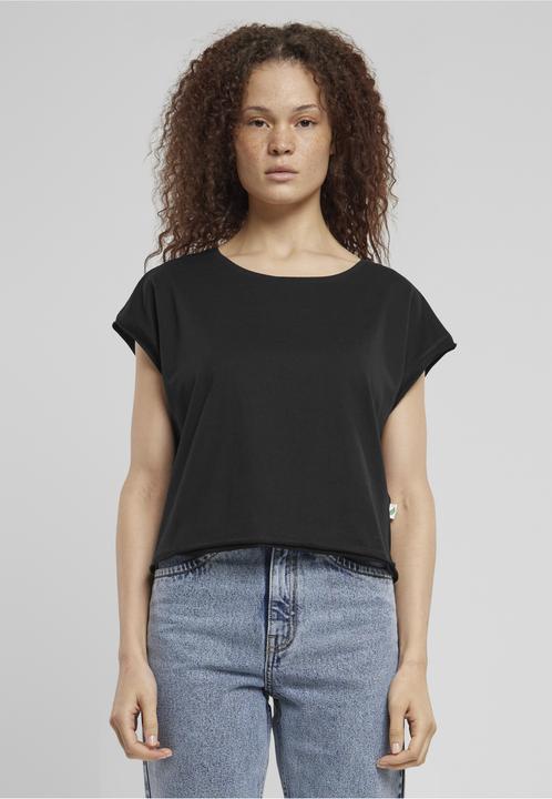 Produktbild Urban Classics Ladies Organic Open Edge Tee - 126809 (5XL)