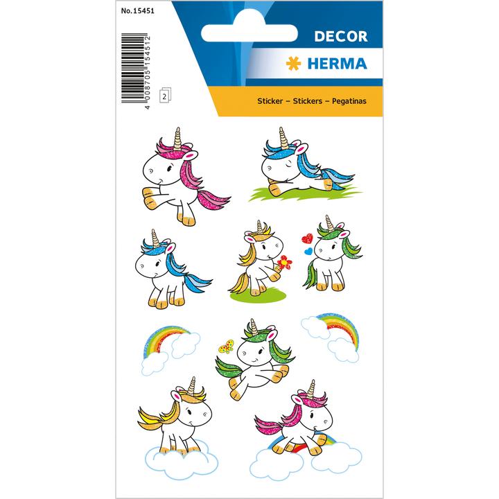 Actual product image HERMA Sticker unicorn