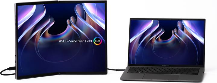 Actual product image ASUS ZenScreen Fold OLED MQ17QH (2560 x 1920 pixels, 17.30")