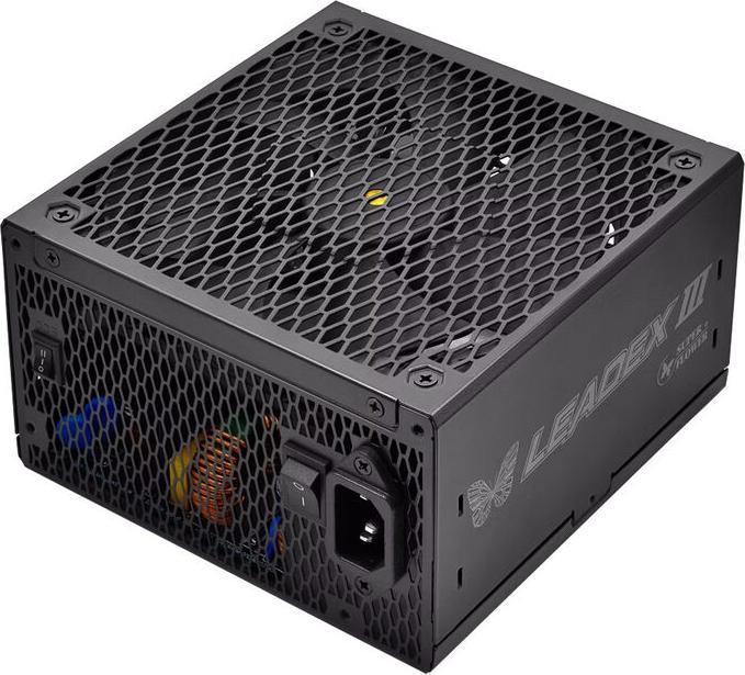 Actual product image Super Flower LEADEX III GOLD UP 850W 80 PLUS Gold Netzteil, PCIe 5.1, ATX 3.1 - 850 Watt, schwarz (850 W)