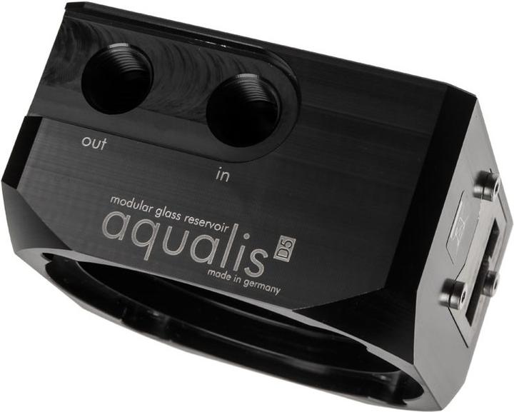 Actual product image Aqua Computer Pump adapter for D5 pumps for aqualis with level measu