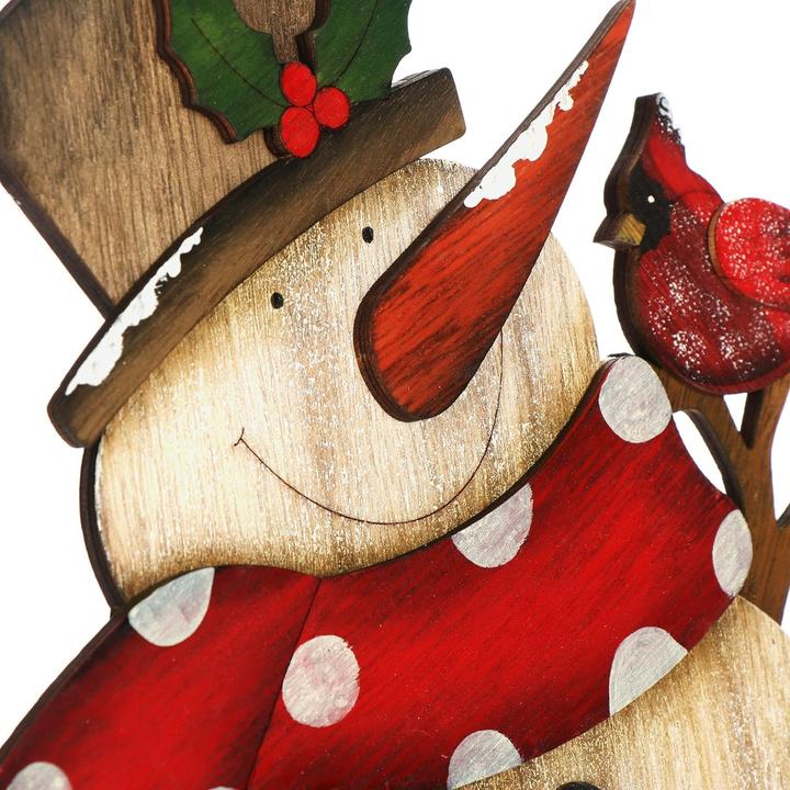 Actual product image Com-four Snowman stand-up display