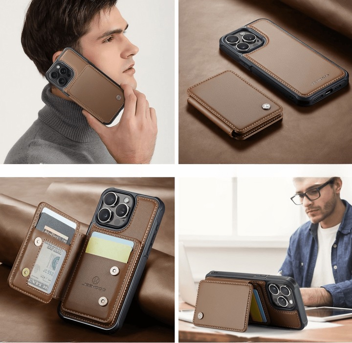 Produktbild Cover-Discount iPhone 16 Pro Max - 2-in-1 Backcover mit Kreditkarten-Etui (Apple iPhone 16 Pro Max)