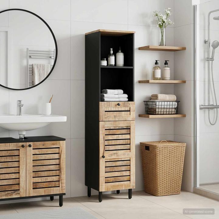 Produktbild vidaXL Badezimmerschrank (33.50 x 38 x 160 cm)