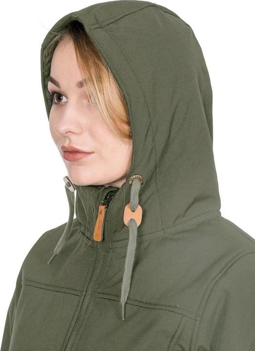 Actual product image Trespass Jacket Kristen with hood waterproof longer length (M)