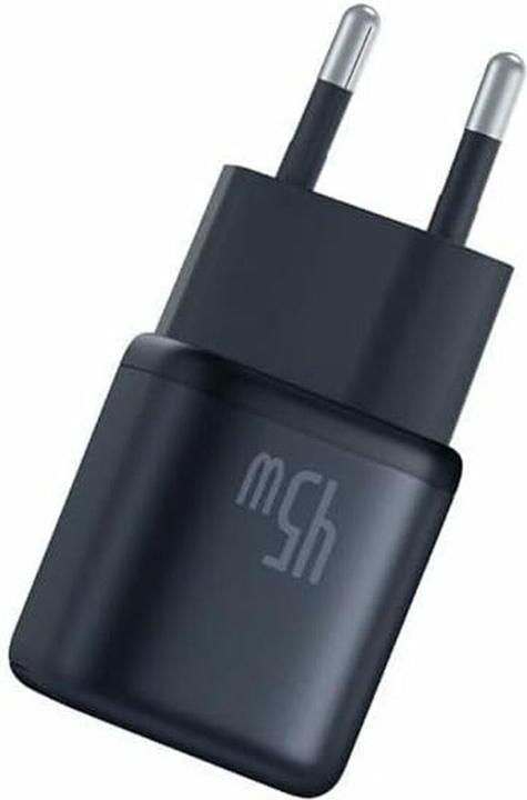 Image du produit Baseus - Wall Charger PicoGo (P10176800123-00) - GaN, Fast Charging, 45W, USB-C - Cosmic Black (45 W, 1 portion)
