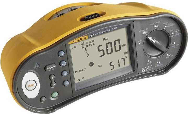 Produktbild Fluke FLK-1663 SCH Installationstester (CAT III 500V, CAT IV 300V)