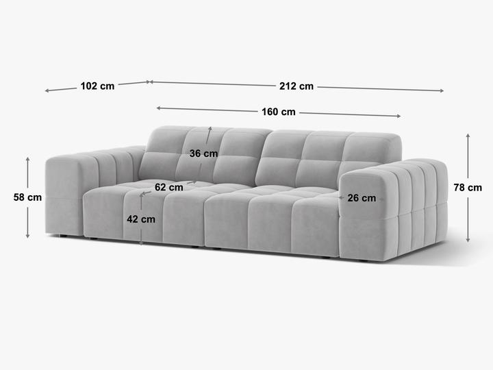 Actual product image Cosmopolitan Design Chicago (3-seater)