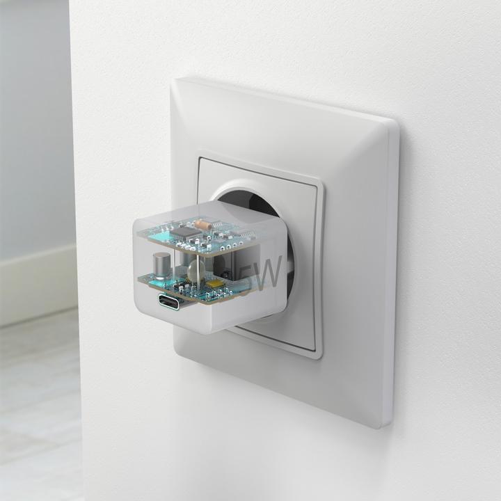 Actual product image Hama Mini Charger, Power Delivery (PD)/Qualcomm®, 25 Watt, White (25 W)