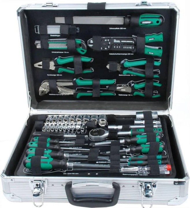 Actual product image Mannesmann Toolbox (106 pieces)
