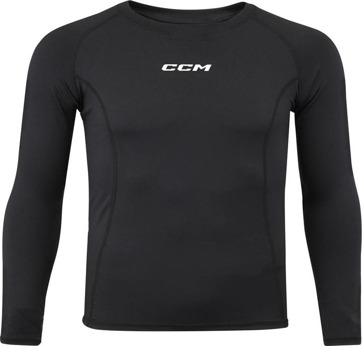 Actual product image CCM Compression shirt with long sleeves for adults, black, M (4509819) (M)