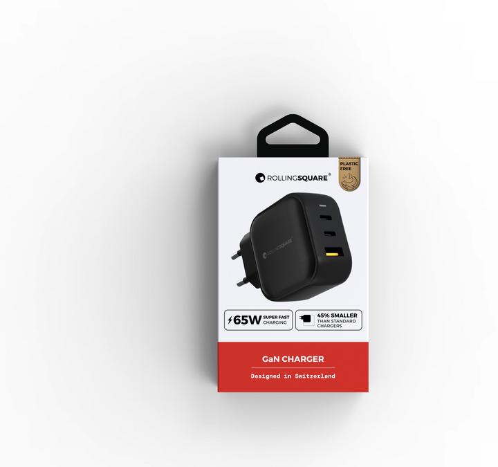 Actual product image Rolling Square GaN Charger 65W (65 W)