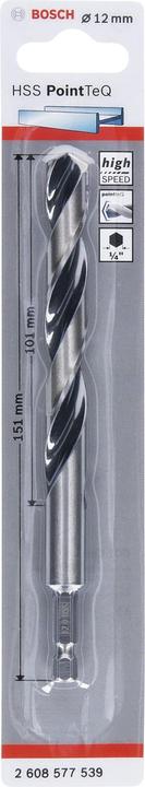 Actual product image Bosch Professional Zubehör HSS PointTeQ (12 mm)