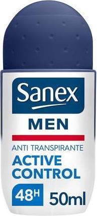 Actual product image Sanex Men Active Control Deodorant Roll On 50ml (Roll-on, 50 ml)