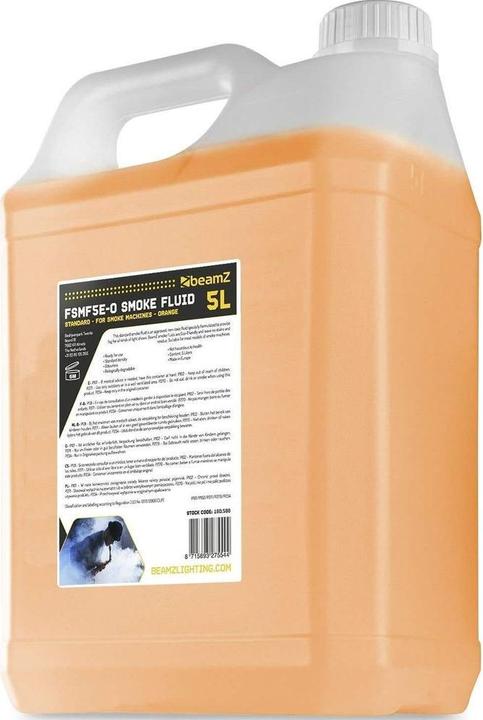 Image du produit BeamZ Fluide anti-brouillard 5L ECO Orange (Liquide de brouillard)