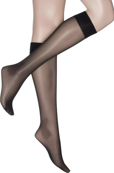 Image du produit Wolford Mi-bas "Satin Touch" noir (20DEN, 38, M)