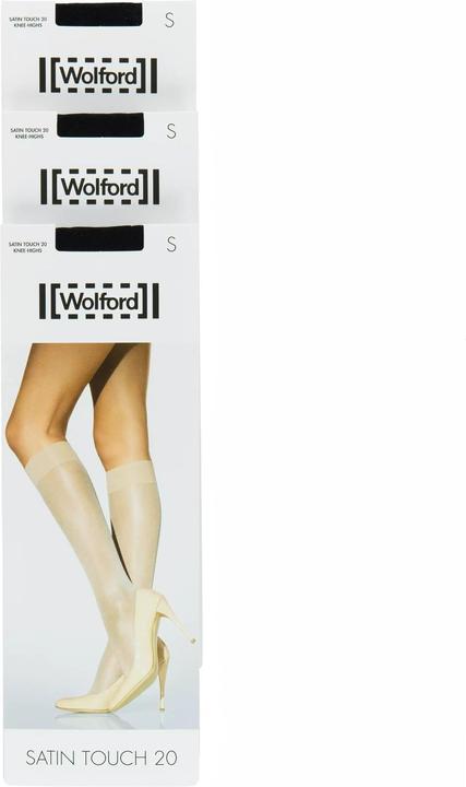 Image du produit Wolford Mi-bas "Satin Touch" noir (20DEN, 38, M)