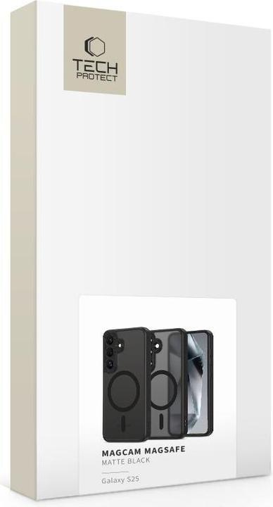 Produktbild Tech-Protect Samsung Galaxy S25 MagCam MagSafe Case - Schwarz (Samsung Galaxy S25)