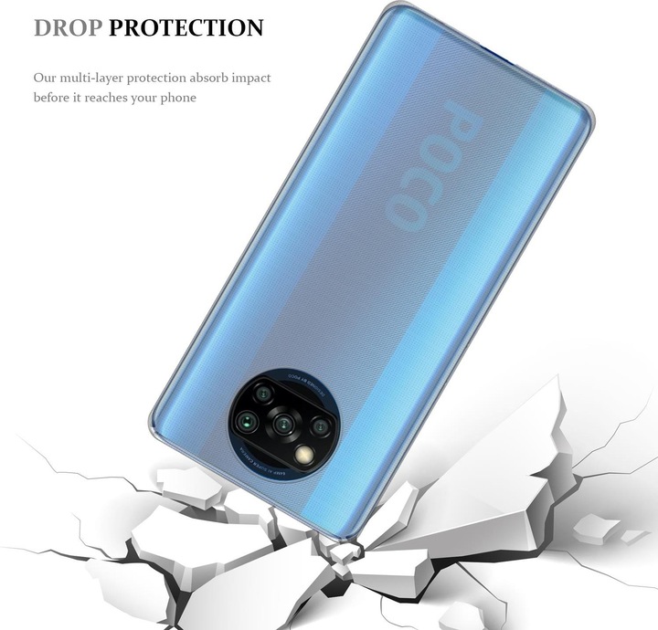 Produktbild Cadorabo TPU Ultra Slim AIR Cover (Xiaomi Poco X3 NFC)