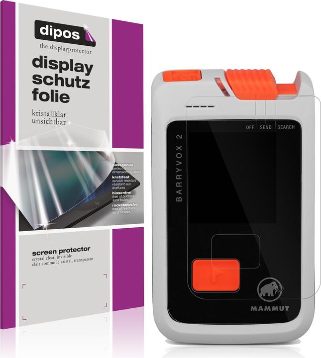 Dipos Schutzfolie Klar für Mammut Barryvox 2