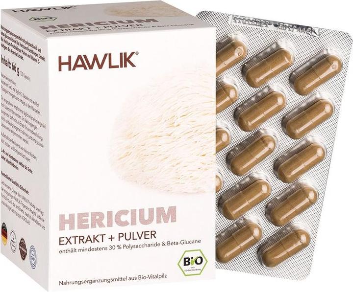 Immagine prodotto Hawlik Hericium estratto + capsula di polvere (120 Pezzo/i, Pillole, 112 g)