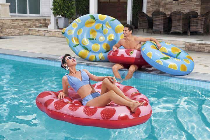 Actual product image Bestway Scentsational Raspberry Pool Float