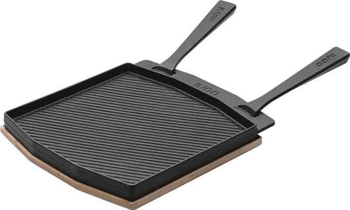 Actual product image Ooni Double-sided cast iron grill pan