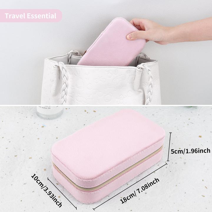 Produktbild Only-Bags.Store Kleine Reiseschmuckschatulle Samt