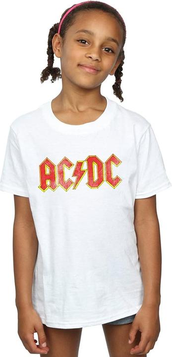 Immagine prodotto AC/DC T-shirt in cotone con logo in rilievo per le donne (152, 158)