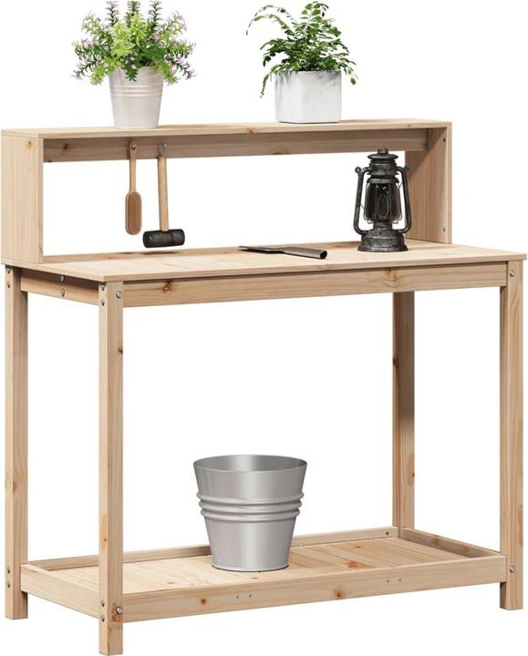 vidaXL Planting table with shelves Douglas fir