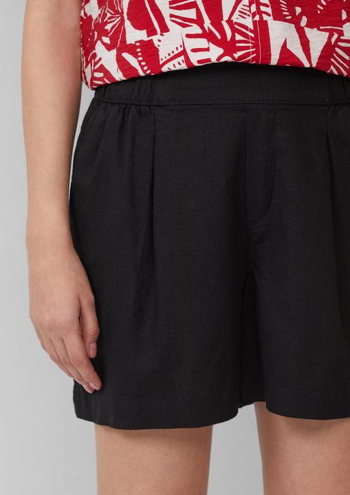 Actual product image S.Oliver Hose Shorts aus Leinenmix mit Eingrifftaschen (46)
