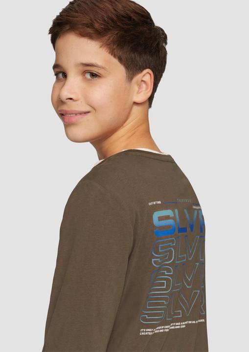 Produktbild S.Oliver T-Shirt Baumwoll-T-Shirt mit Rückenprint (146, 152)