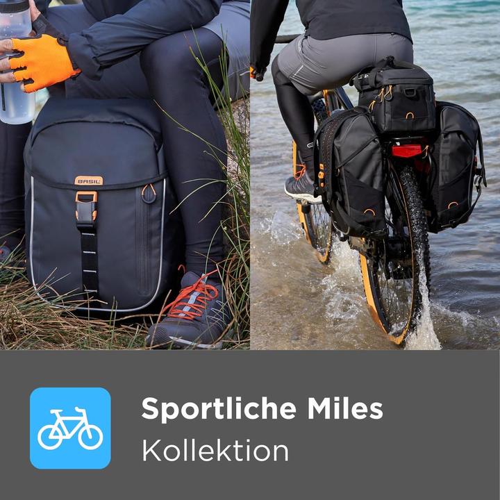 Produktbild Basil Miles Daypack (17 l, Gepäckträgertasche)
