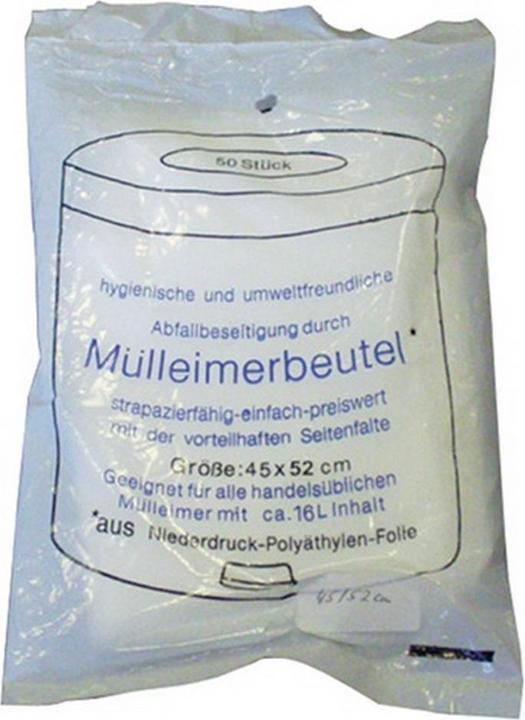 Produktbild Deiss Müllbeutel B620xL750mm 60 l 7 µm transparent (60 x, 60 l)