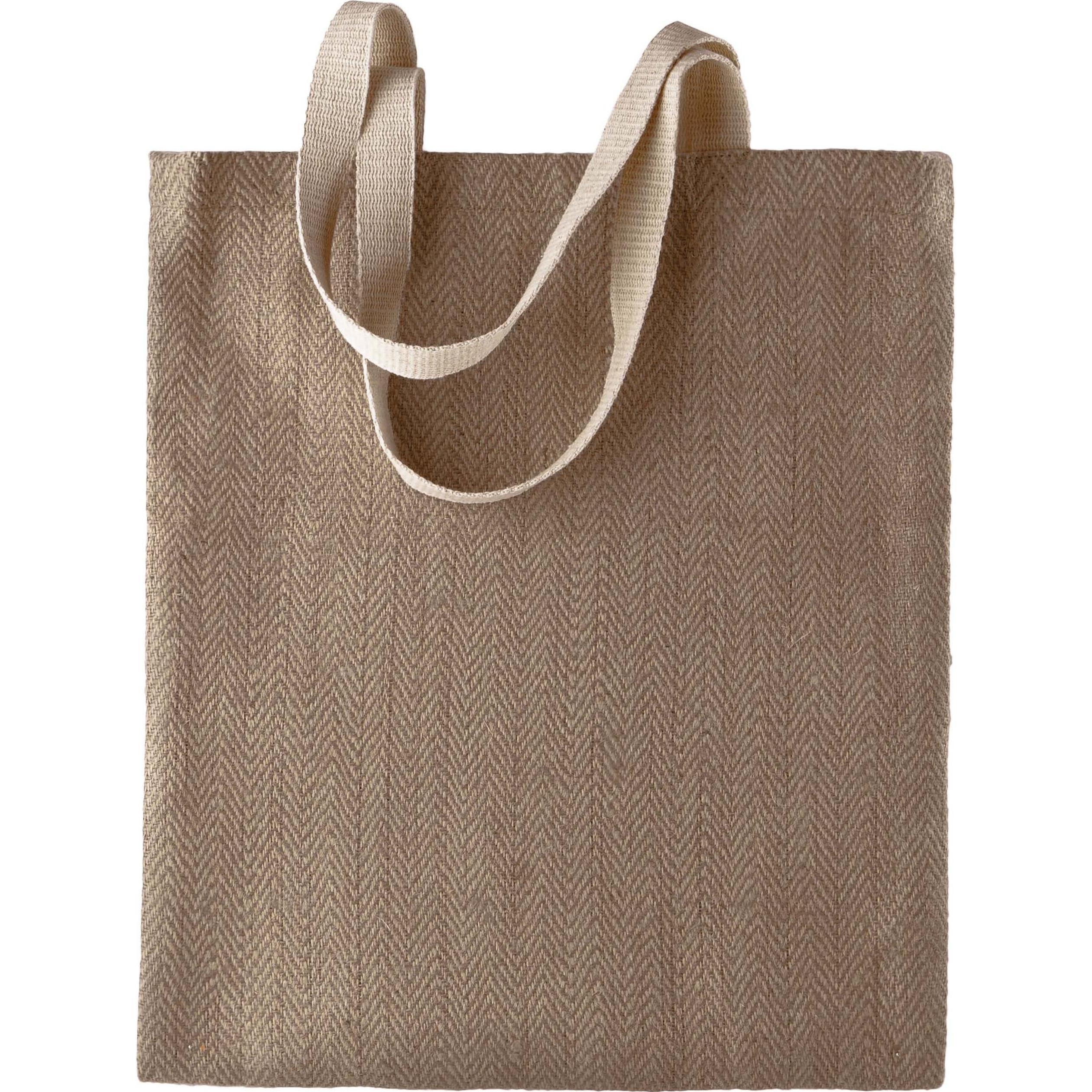 Kimood, Tasche, en Toile de Jute Teint 100% Naturel, Beige