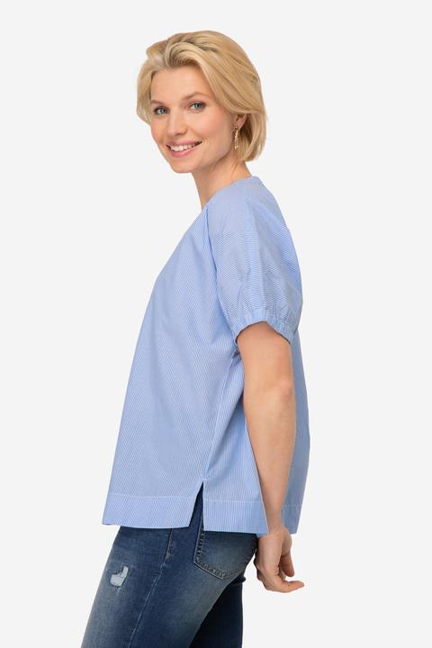 Immagine prodotto Laurasøn Streifenbluse, oversized, Robben Print, Halbarm (S)