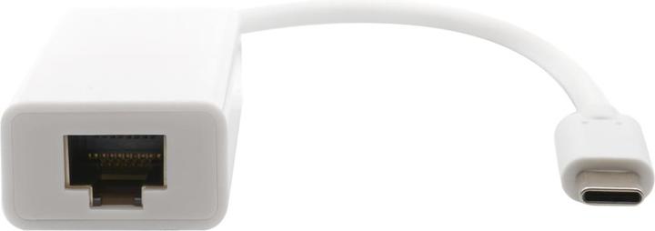 Actual product image ProXtend USB-C to Ethernet adapter 20cm white (USB-C, RJ45 Gigabit Ethernet (1x))